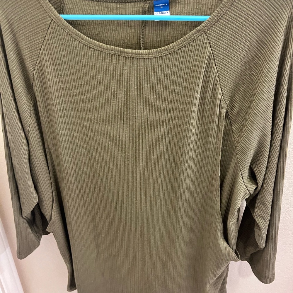 Old Navy Olive nursing/maternity Top